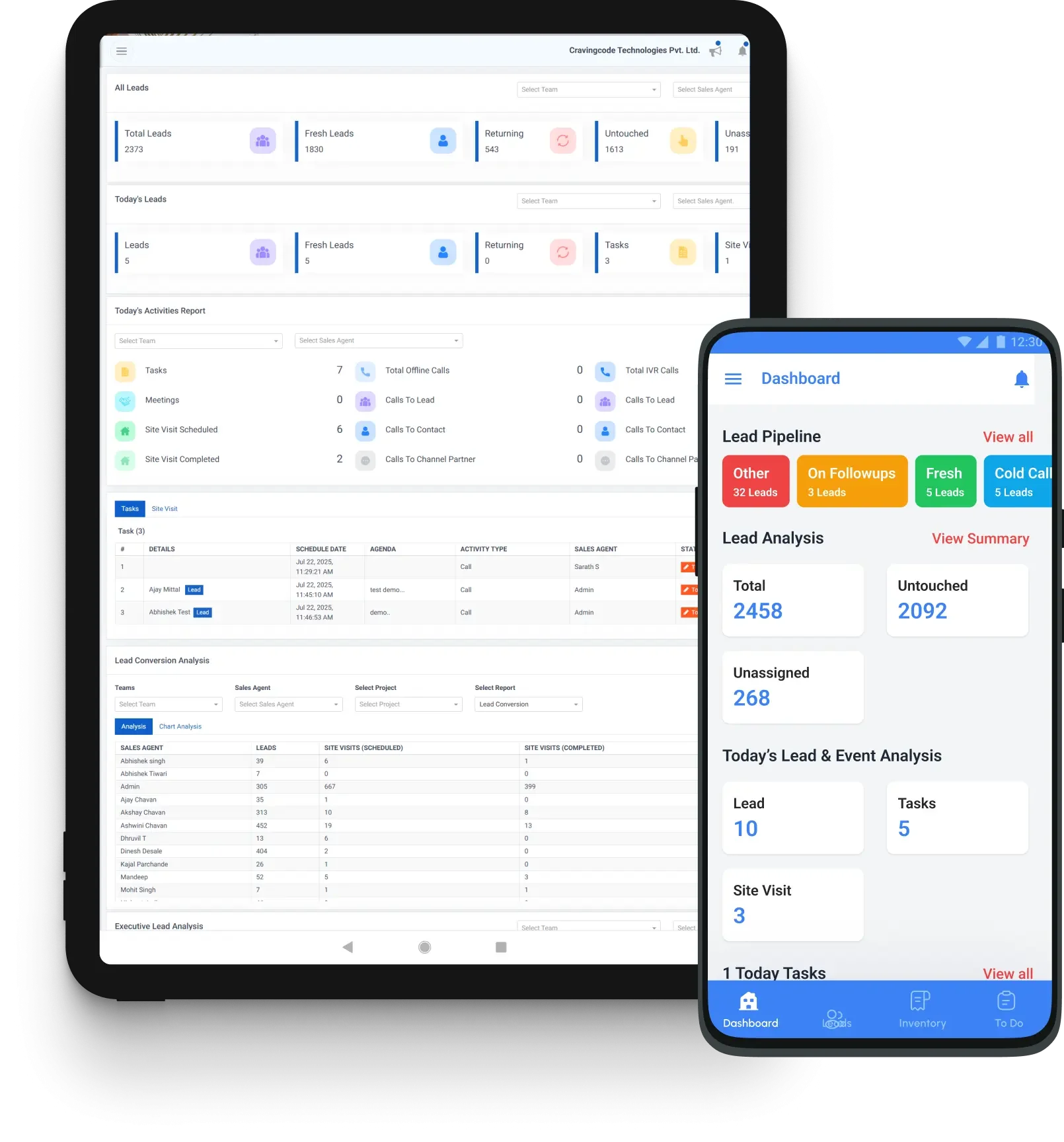 Real estate CRM India feature for Brokers