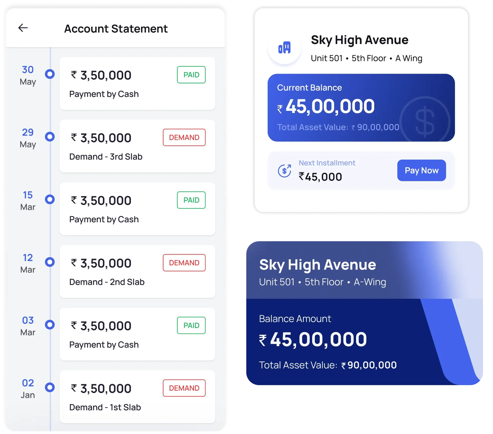 Real estate CRM India feature for Developers