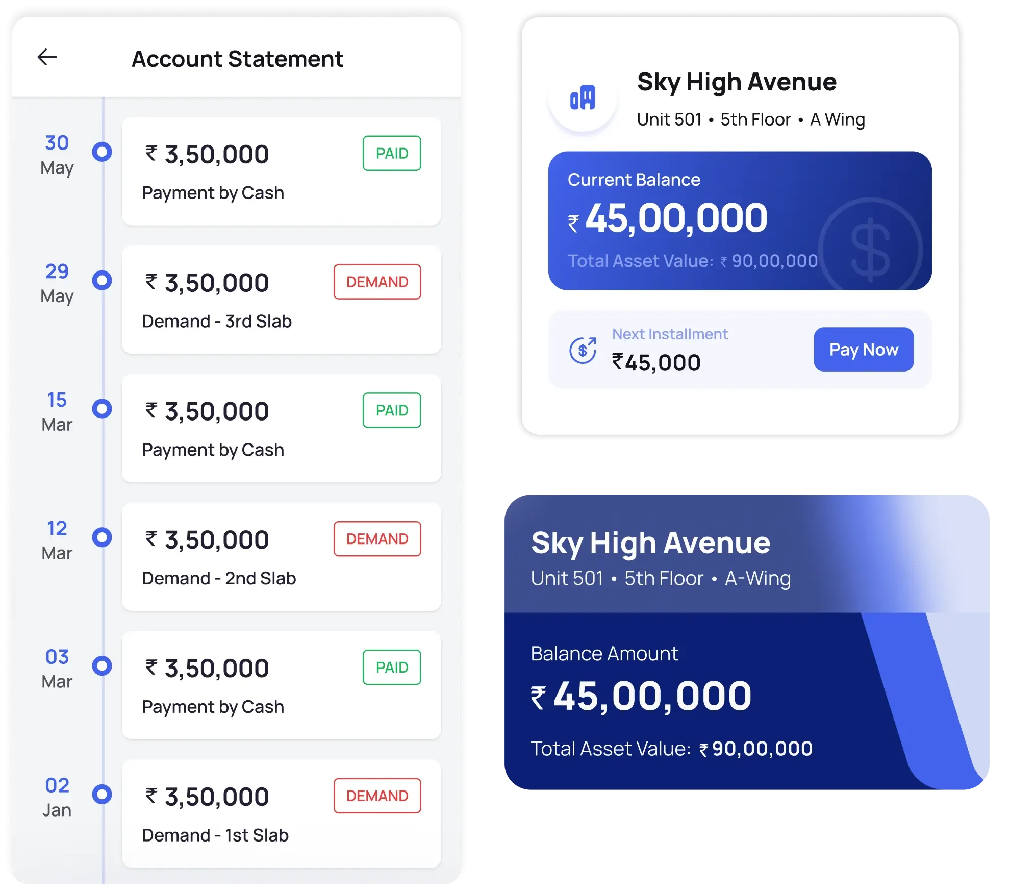 Real estate CRM India feature for Developers